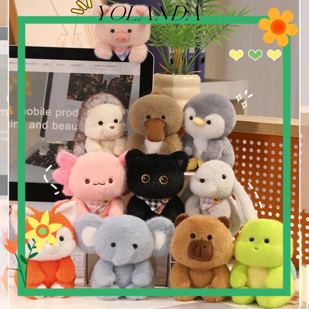 YOLAN Plush Companion Doll, Plush Bear Stuffed Animal Pillow, Fashion 15cm Super Soft Elephant Animal Plush Toy Sleeping Gift