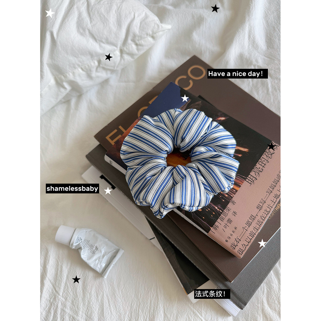 Shamelessbaby 6cm Silk Hair Tie Pillow Scrunchy Hair Tie Filled Hair Tie Two Minus 5