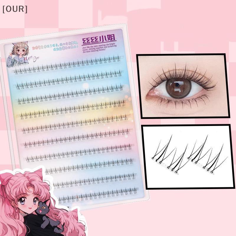 [OUR] Self Adhesive Bottom Eyelashes Do Not Require Glue, Can Be Reused Under Eyelashes For Makeup DIY Personal Comic Eyelashes null