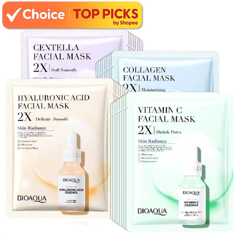 BIOAQUA Hydrating Collagen Facial Mask 1pc – Moisturizing & Refreshing Skin Care