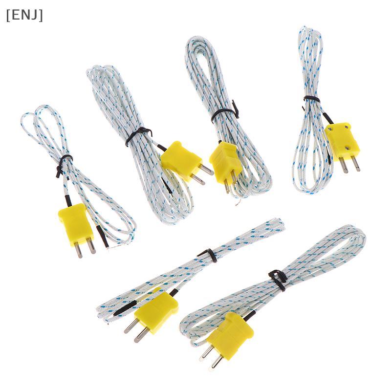 [ENJ] 0.5M-10M K Type Thermometer Line Test Length Wire Temperature Thermocouple Sensor Probe Tester Line Multimeter Tester Line null