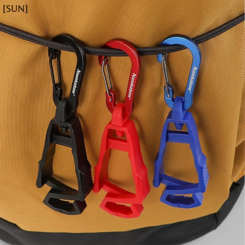 [SUN] 1Pc Outdoor Glove Clip Multi-purpose Anti-drop Hook Work Gloves Holder Clip Keys Safety Clamp Camping Tools null