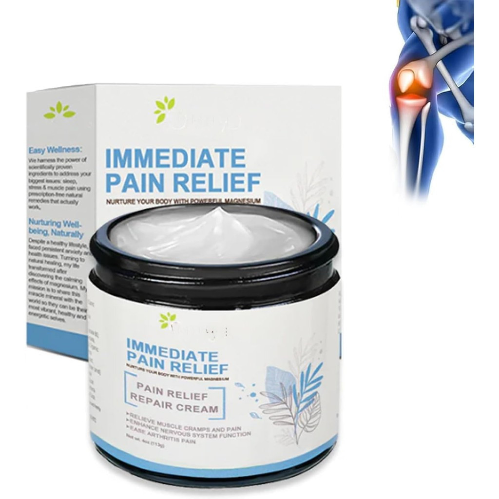 Krim analgesik magnesium kami sendiri, krim rawatan magnesium, krim pemulihan sendi profesional, bahan semula jadi, sesuai untuk semua jenis kulit, melegakan sakit belakang, leher, tangan, dan lutut.