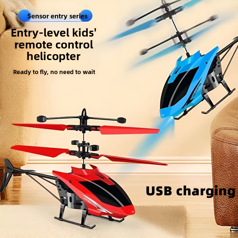 [New Store Offer] Drone Intelligent Sensing Aircraft Remote Control Airplane Helicopter Levitation Crash-Resistant Children's Toy