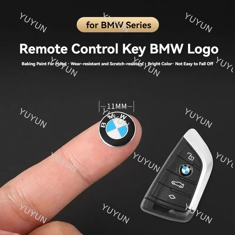 LF For BMW F30 F10 E36 E39 E46 E60 E90 M3 M5 M6 MSport 11mm KEY FOB REMOTE BADGE LOGO STICKER BMW Key Emblem Accessories
