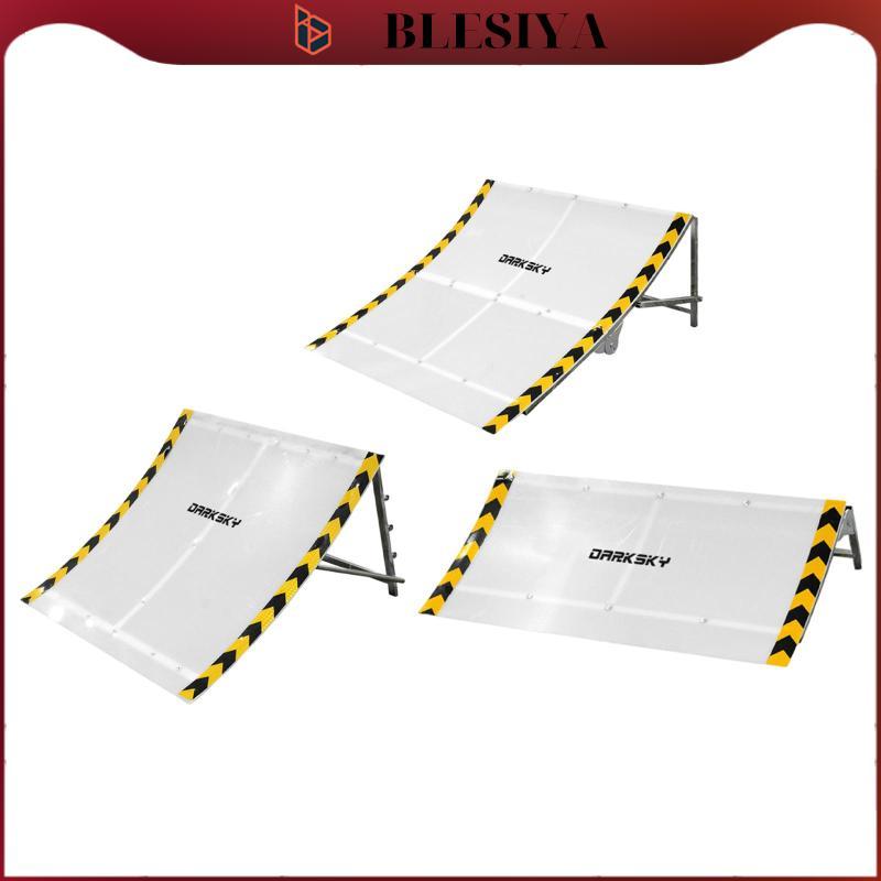 [Blesiya] RC Car Ramp for Jumping Foldable Stunt Platform Adjustable Launch Board with Metal Hinges And Textured Surface Suitable for Indoor Outdoor Park Family