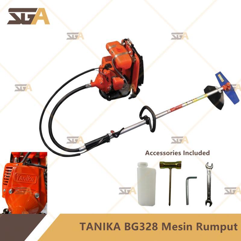 TANIKA BG328 Mesin Rumput Backpack Brush Cutter Mesin Potong Rumput Combo Deal Package mesin  rumput