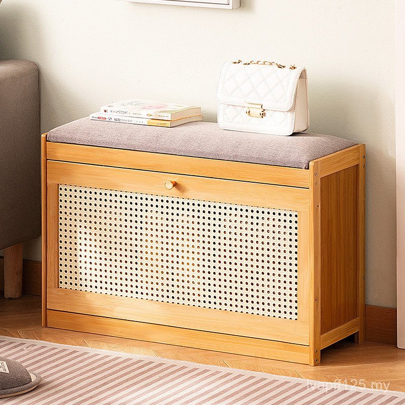 Shoe Cabinet Sofa Stool Shoe Stool Integrated Household Entrance Change Shoe Stool Doorway Sitable Stool Wear Shoes High-End Ent