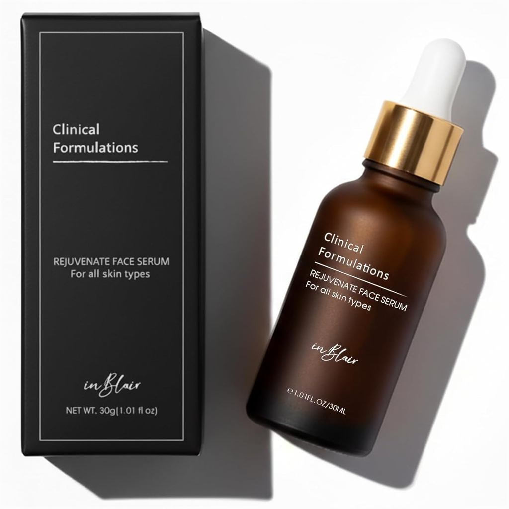 Rejuvenating Facial Essence-Care Essence for Facial Wrinkles, Fine Lines, Dark Spots-Multi-Effect Hyaluronic Acid Formula Suitable for All Skin Types-1 Ounces.