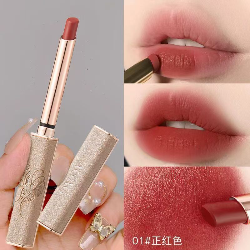 [Opening Welfare] Xiaoyu Begonia Recommended AGAG Positive Red Lipstick Velvet Matte Matte Lip Glaze Autumn Whitening Face Student Party 26.4.6