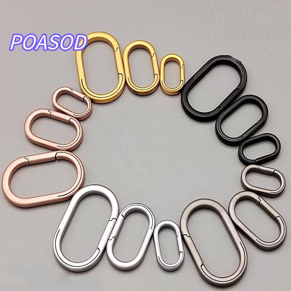 MAYSHOW Key Rings, Super Lightweight 3 Sizes Titanium Alloy KeyRings,  Real 5 Colors Titanium Alloy Pendant Male Creativity Gift