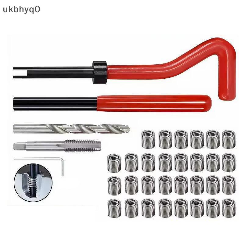 null 30Pcs Metric Thread Repair Insert Kit M5 M6 M8 Car Pro Coil Tool M8*0.8Thread Repair null