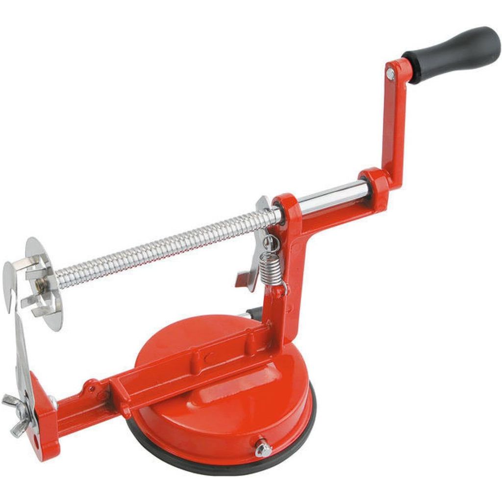 Spiral Potato Slicer, Twisted Potato Slicer, Spiral Vegetable Slicer,manual Twist Cutter with Suction Base,red