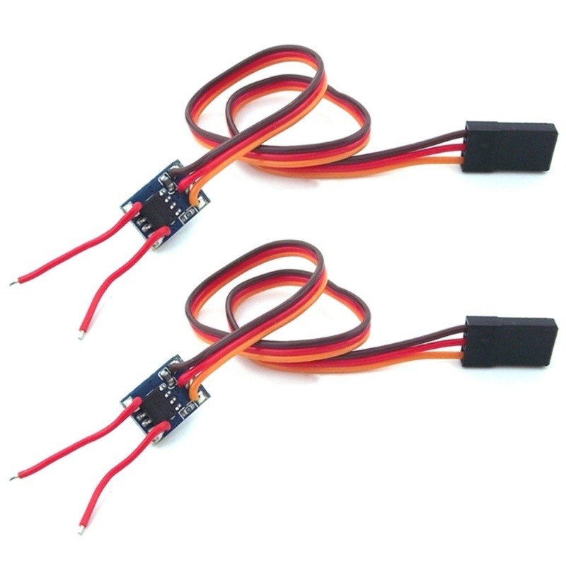 Essential Durable youn 2 Pcs RC Car Brushed ESC Circuit Board Remote Controllers Receivers - Image 5