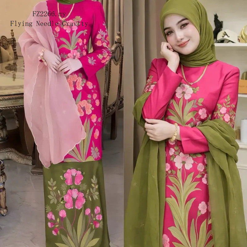 Islamic Traditional Clothing 2026 - Elegant Vintage Style with Hidden Zipper and Patterned Design, Perfect for Majlis