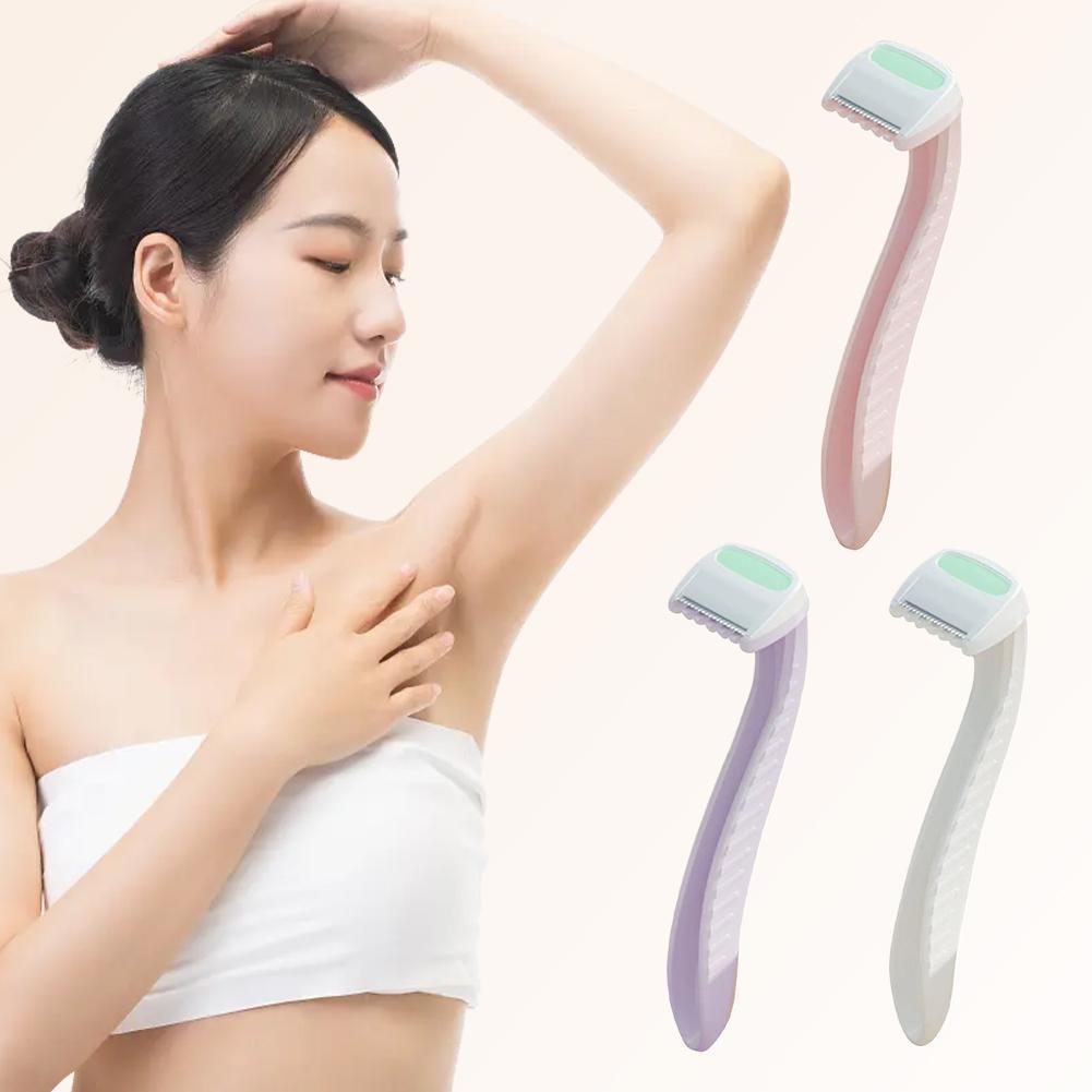 Safety Manual Hair Removal Razor Smooth Painless Hair Shaving For Acial Leg Arm Hair E8
