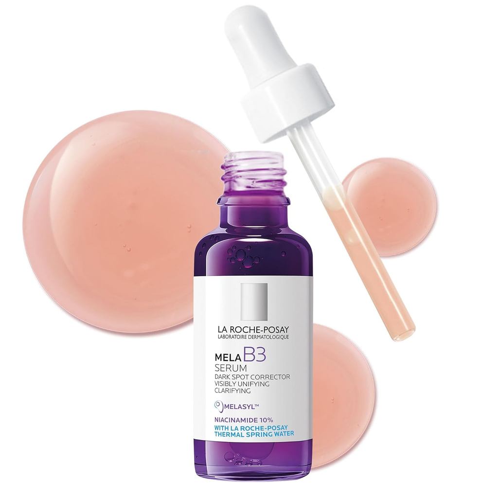 LaRoche-PosayMelaB3Serum,DarkSpotCorrectorWithAnti-AgingMelasyl+10%Niacinamide,DiscolorationCorrectingSerumforSunSpots,AgeSpots&Post-AcneMarks
