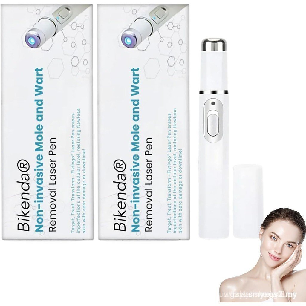 Non-Invasive Mole and Wart Removal Laser Pen, Advanced Skin Tag Removal Pen, Professional Mole Remover, Dark Spot Remover for Face and Body, Suitable for All Skin Types (2 Pack)