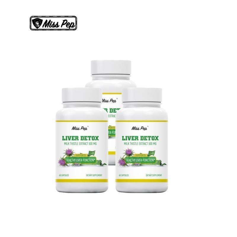 MissPep Liver Detox 60 Capsules  Artichoke Extract Supports Milk Thistle Extract Edible Supplement Fitness Healthcare Dietary vitamin liver all in