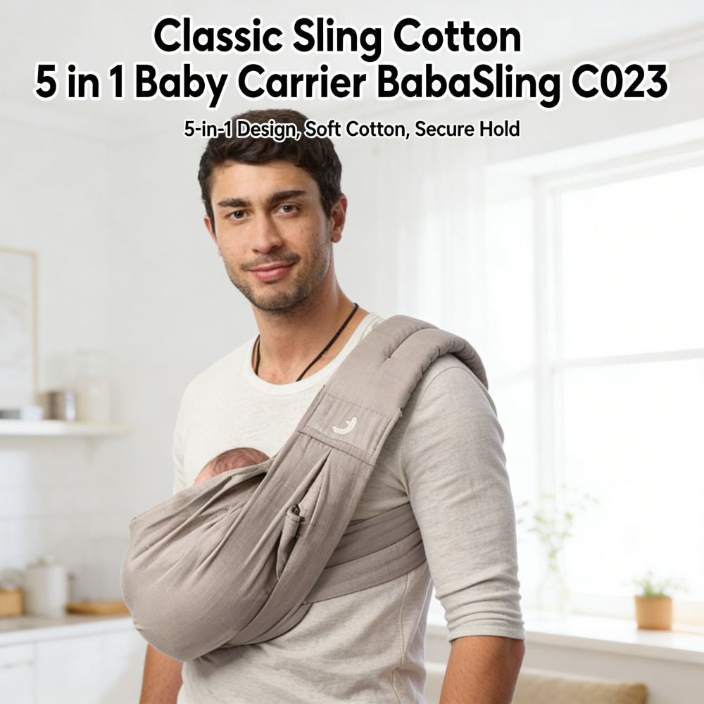 Baby Sling Cotton 5 in 1 Carrier Classic BabaSling C023