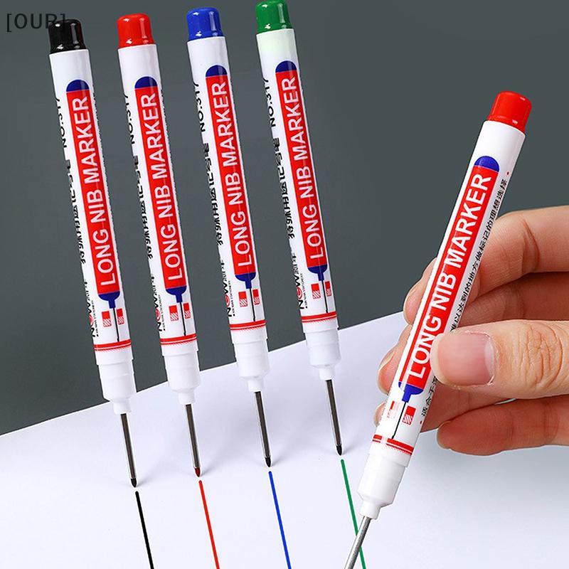 [OUR] Long Head Marker Pens Bathroom Woodworking Decoration Multi-purpose Pen null