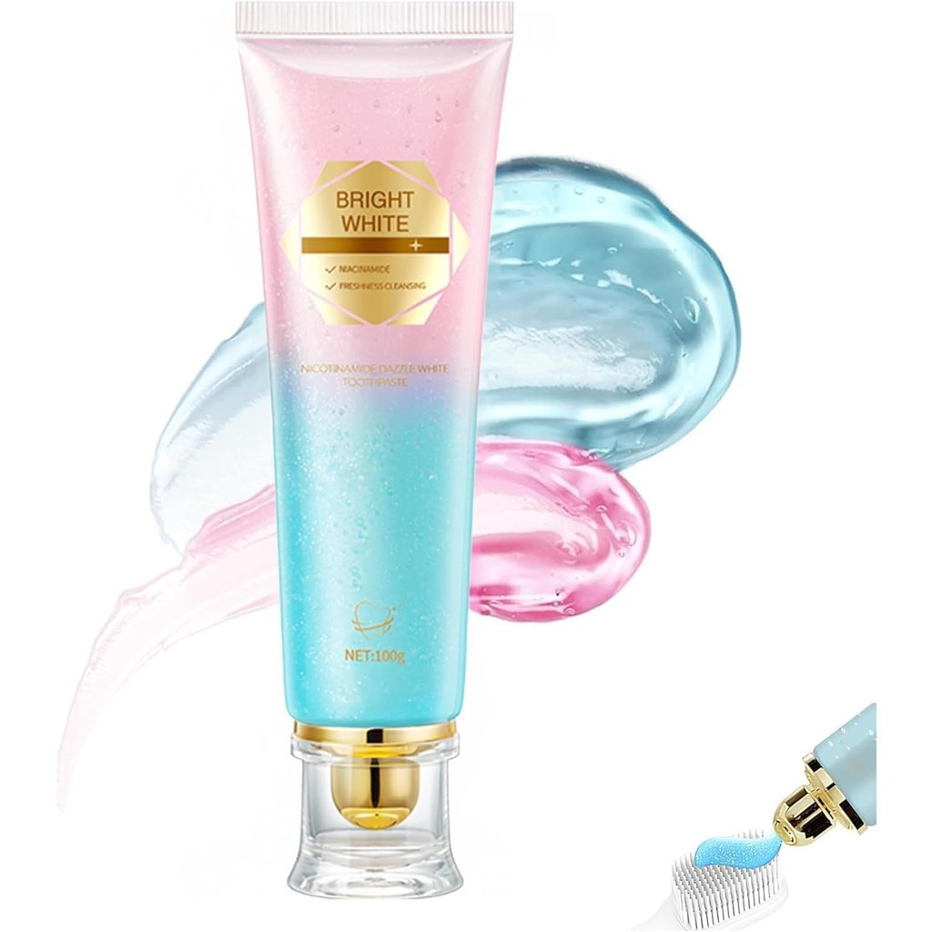 Ubat Gigi Pemutih Radiant, Ubat Gigi Pemutih Niacinamide, Ubat Gigi Niacinamide, Ubat Gigi Pemutih Gigi, Ubat Gigi Pemutih Meningkatkan Pemutihan Gigi Semula Jadi & Memberikan Nafas Segar