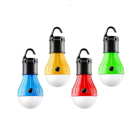 【K·Rumah】3 Light Modes & IPX4 Waterproof - 10 Hours of Operation + Hanging Carabiner - Four Colors in One Bag