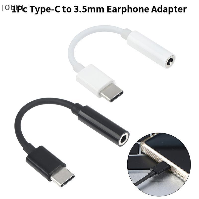 [OUR] Type-C to 3.5mm AUX Ja Earphone Audio Adapter Audio Splitter USB-C Converter Headphone Adaptor null