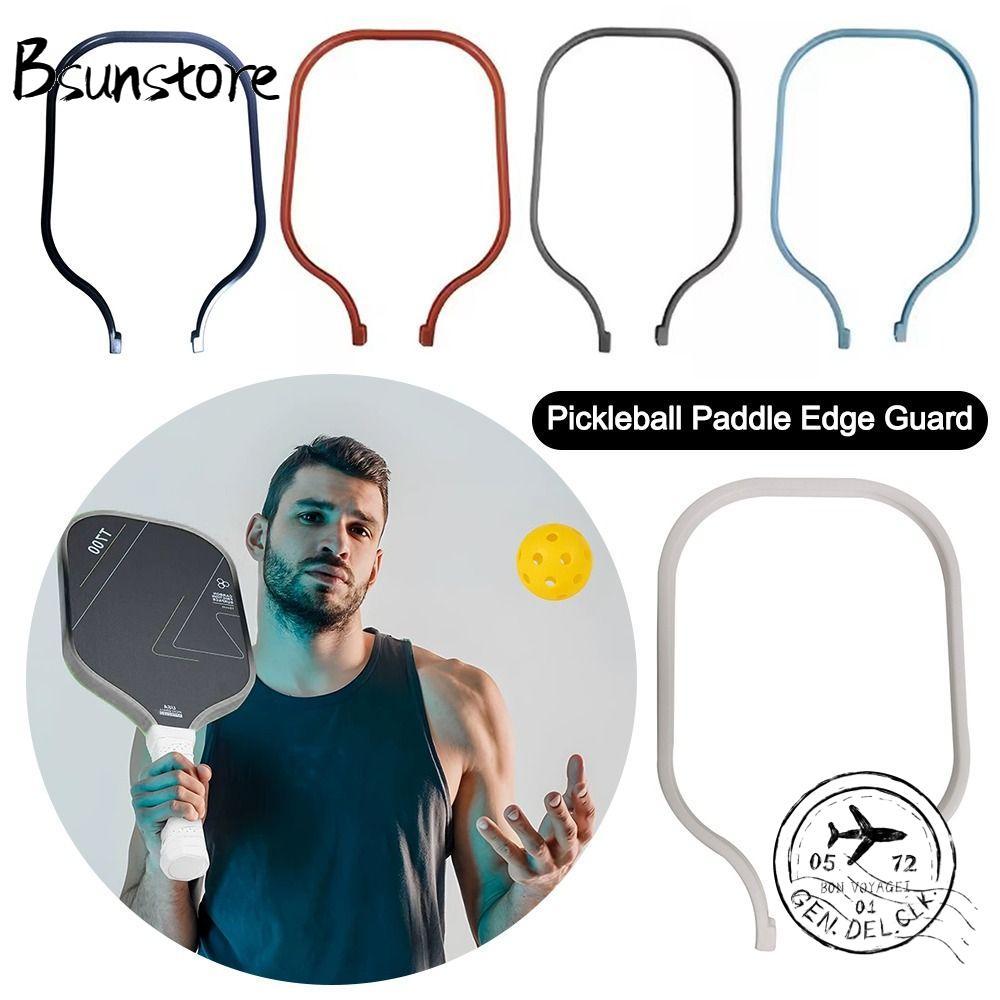 BSUNSTORE Pickleball Racket Edge Strip, Practical Decorative Pickleball Paddle Edge Guard, Replacement Fixed Pickleball Paddle Sealing Strip