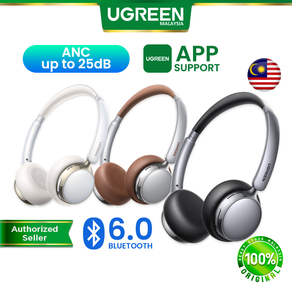 UGREEN Studio Plus Wireless Headphones 25dB ANC 80H Playtime Battery Bluetooth 6.0 Spatial Audio Gaming Retro iPhone 17