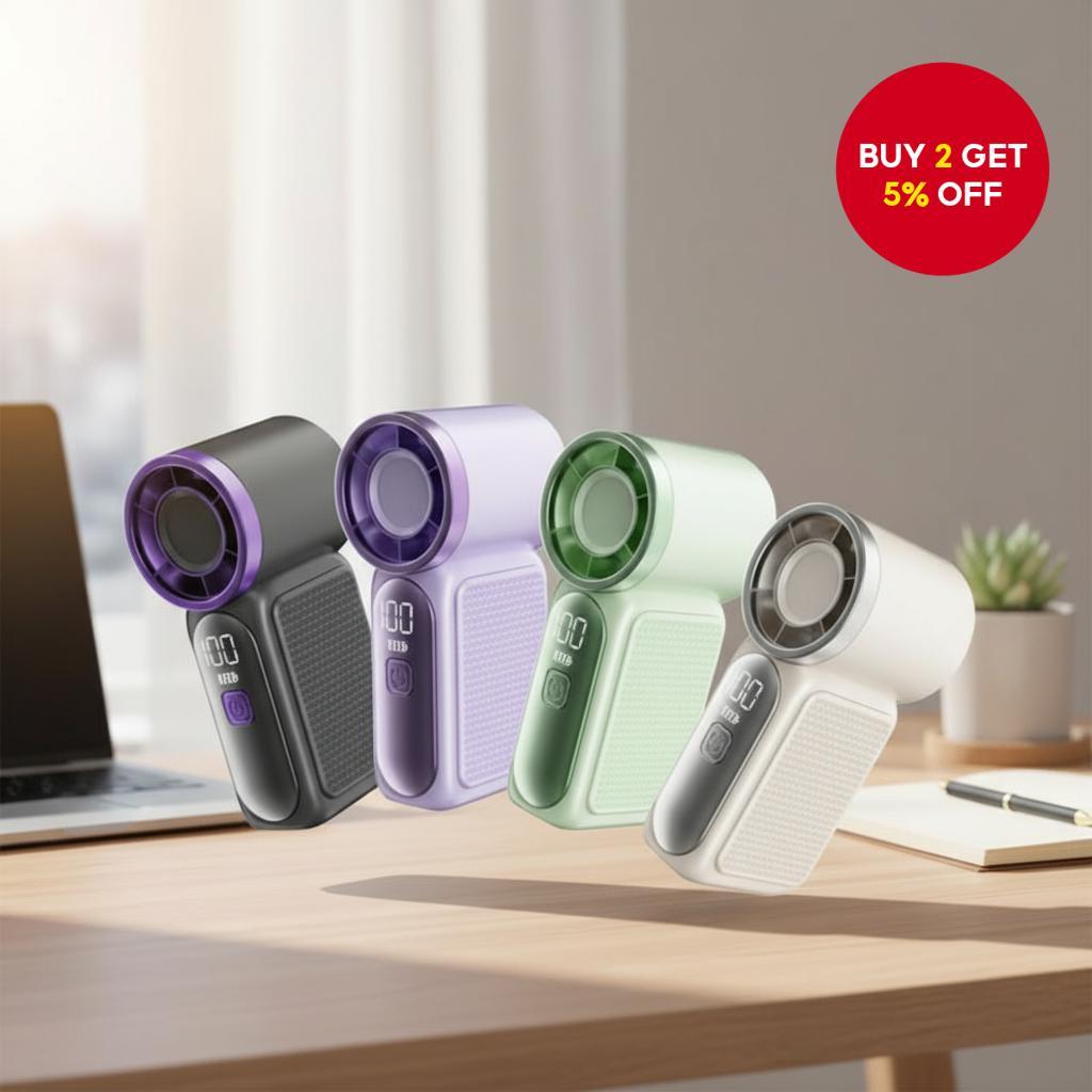  High-Speed Portable Turbo Mini Fan USB Rechargeable Outdoor Powerful MiniFan with Extended Battery Life  Kipas Mini Turbo Mudah Alih Berkelajuan Tinggi Boleh Dicas Semula USB MiniFan Luar yang Kuat dengan Hayat Bateri Dipanjangkan