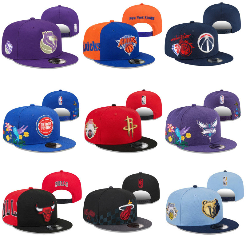 Big Head Circumference Basketball Team Hat Hat Men Women Embroidered Flat Brim Hat Outdoor Sun Protection Hat Wide Brim Sun Protection Big Brim