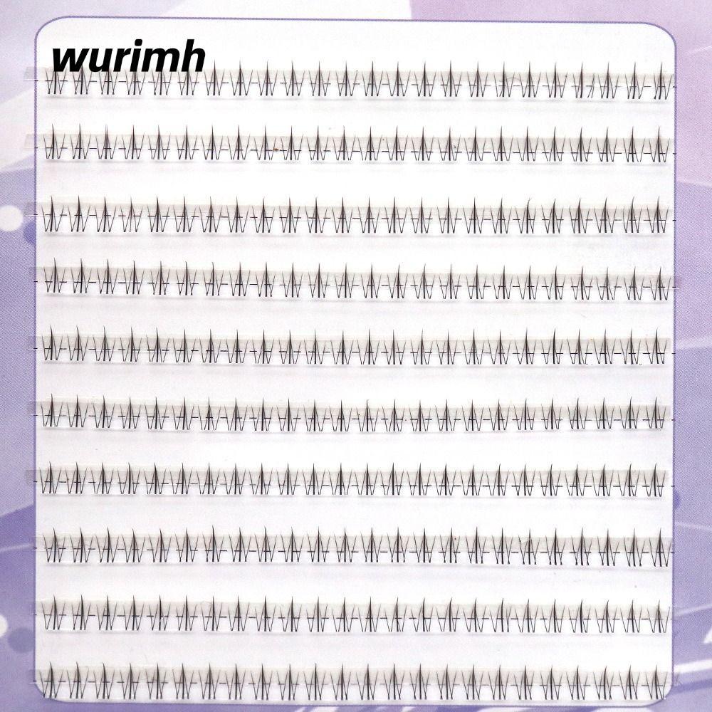 WURIMH924YYI Bottom Lash Clusters, DIY Lash Extension Makeup Tools Air Lower Eyelashes, Black 6mm Lower Individual Lashes