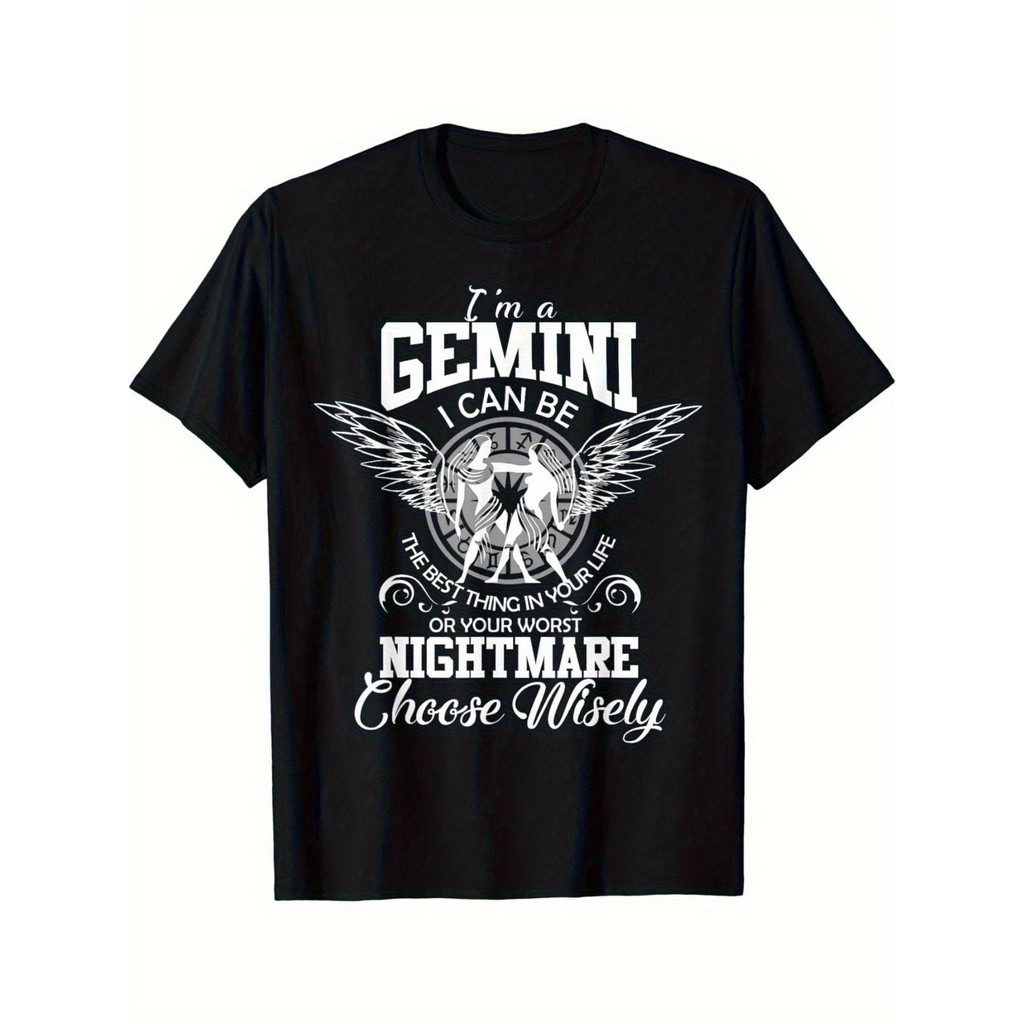 , Cotton T-Shirt, Gemini Zodiac, Funny Birthday I Am a Gemini T-Shirt, Regular Size MenS And WomenS