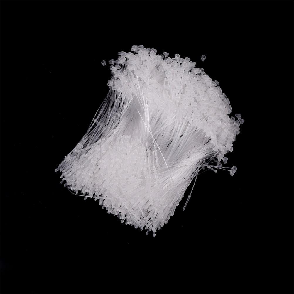 [ENJ] 1000Pcs Nylon Cable Ties Strung Garment Clothes Luggage Price Display Tags Cards Labels null
