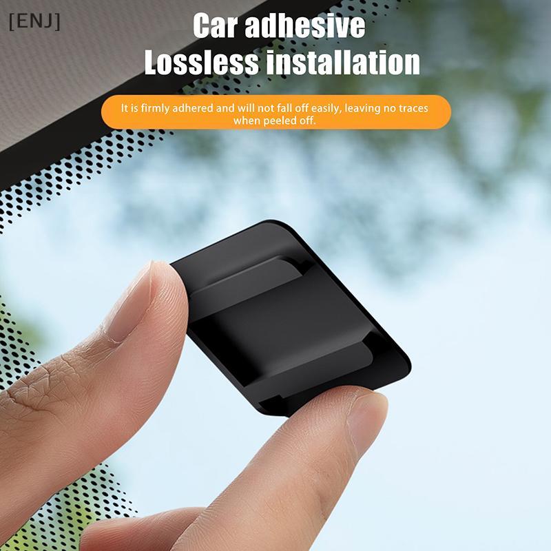 [ENJ] Car Toll Pass Holder Adhesive Stiy ETC Braet Adhesive Removable Easy Installation Compact Toll Pass Holder For Windshield null