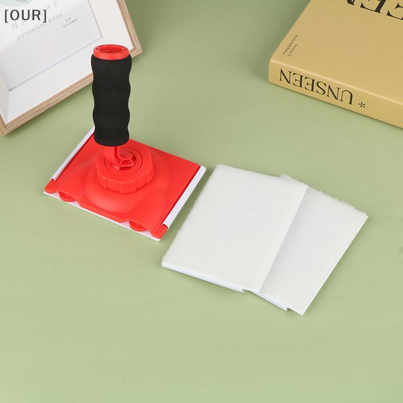 [OUR] Latex Paint Edger Brush Applicator Seamless Wall Ceiling Corner Trimming Tool for Clean Paint Lines null