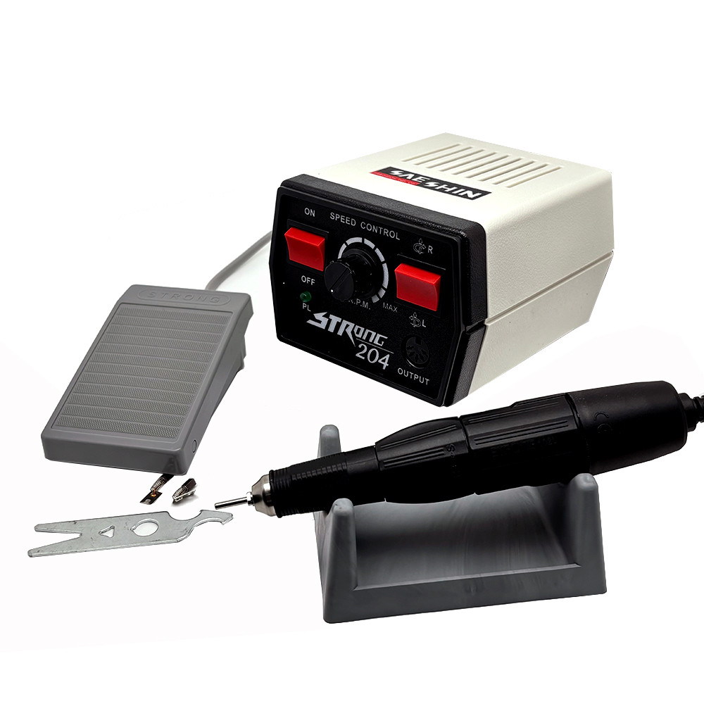 Electric  Drill Machine 35000rpm Strong 204 For  Machine Professional  Sanding Grinding Device Dental Tools Equipment Micro Motor