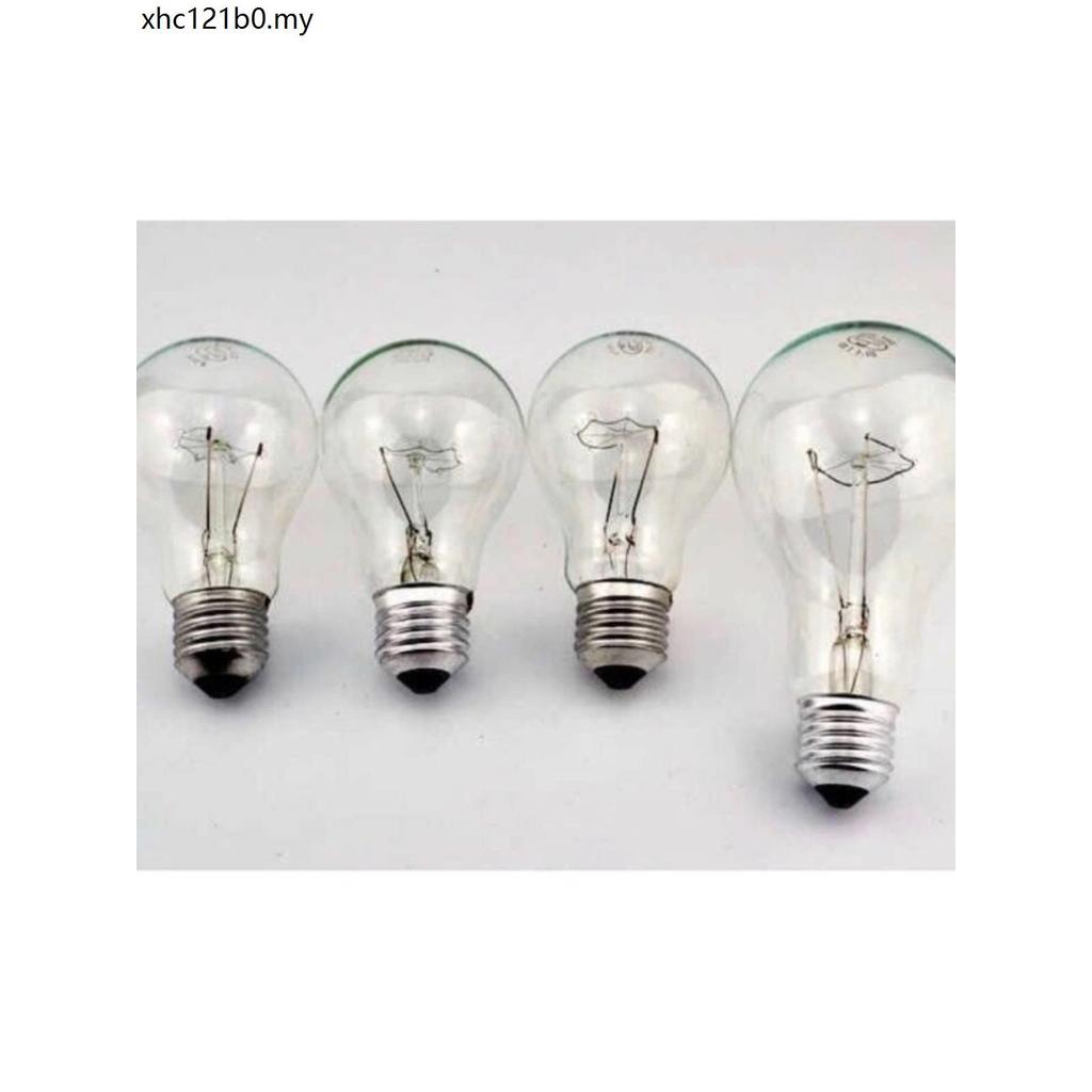 High Voltage Resistant Ordinary Electric Bulb 15w25w40w60w100w200W Old-fashioned Tungsten Filament Bulb e27 Screw Yellow Light