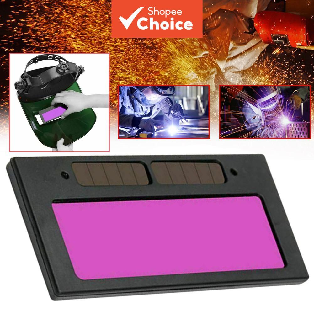 Solar Auto Darkening Welding Mask 10.8X5cm Welder Helmet Glasses 1pc