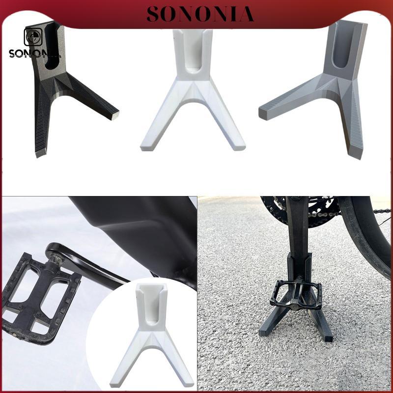 SONONIA Bike Crank Kickstand Flat Rack Easy to Mount to Rest The Drop Holder -Bicycle Kickstand for Garage Apartment Parking