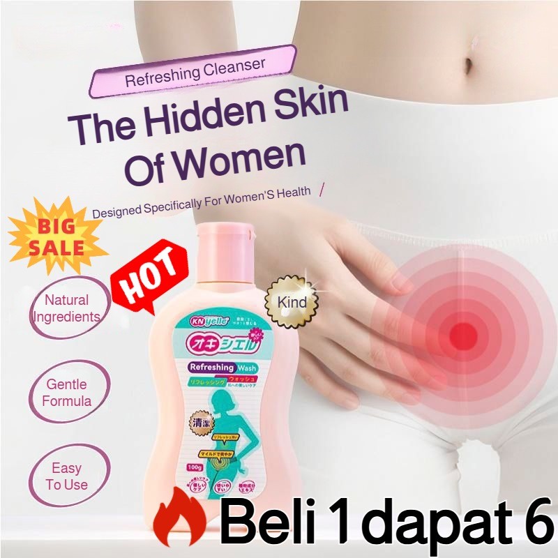 Penghantaran Hari Berikutnya/Berkualiti Tinggi Pencuci dan Penjagaan Intim Feminin Selamat dan Lembut女性身体清洁护理液Tidak Merengsa/Melegakan Alahan/Kegatalan/Antibakteria/Membasmi Kuman/pH Seimbang Larutan Pembersihan dan Penjagaan Kawasan Intim