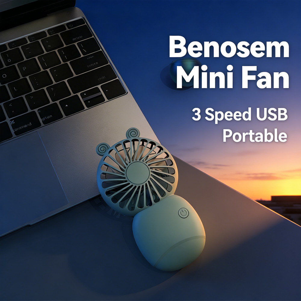 Kipas Tangan Kipas Boleh Rechargeable Desk Outdoor Travel Dicas Mini 3Speed Handheld Usb 3Speed