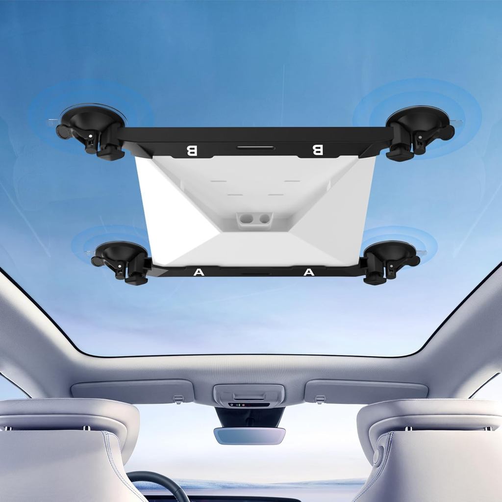 Starlink Mini Suction Mount, Penyedutan Vakum Tahan Lasak untuk Sunroof atau Tingkap Kereta, Mudah Dipasang & Dikeluarkan, Stabil dalam Semua Keadaan Cuaca, Penyokong Starlink Mini Tahan Getaran untuk