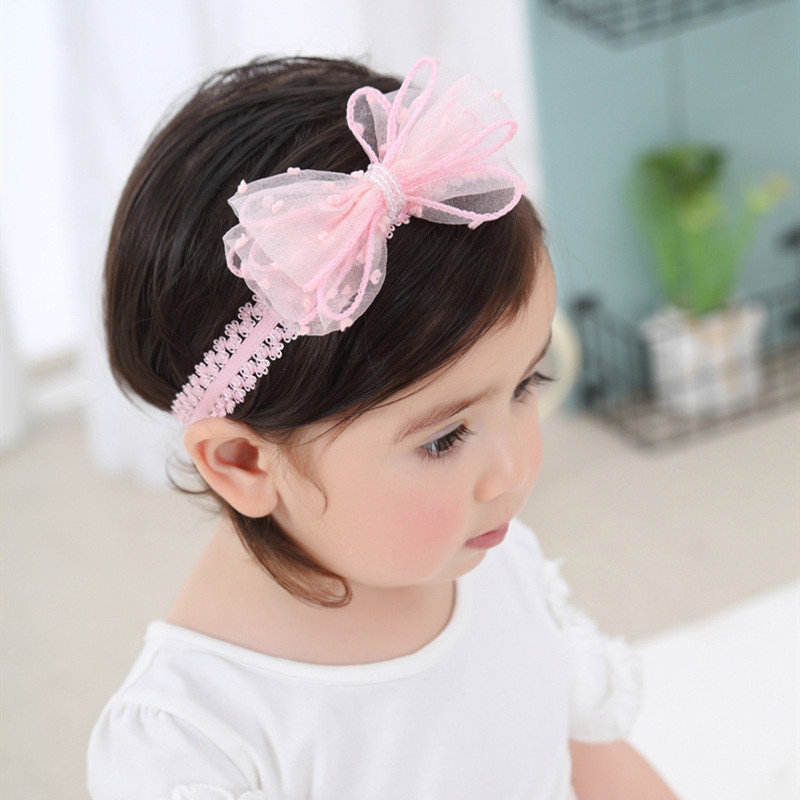 儿童发带宝宝绒点粉色蝴蝶结婴儿发带儿童发饰头饰_母婴店Children Hair Band Baby Velvet Pink Bow Baby Hair Band Children Hair Accessories Headdress _ Mother Baby Shop