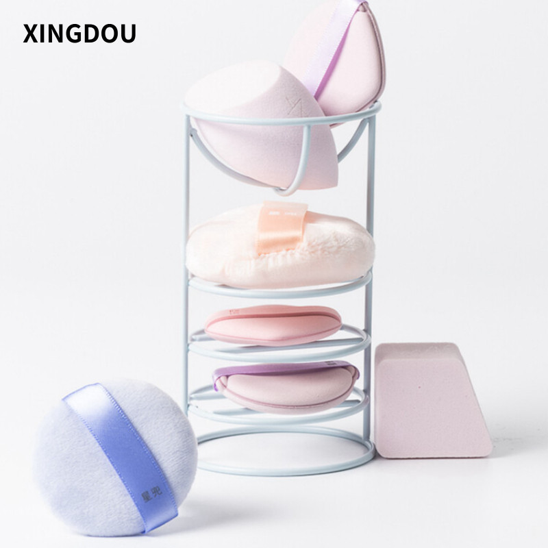 Xingdou Storage Rack 4 4-Layer Powder Puff Storage Rack Makeup Egg Storage Drying Rack