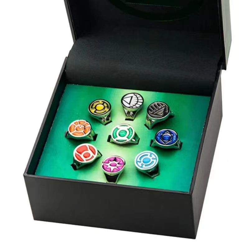 Marvel merchandise <Avengers> Green Lantern cosplay ring sci-fi movie fan-made men's stylish ins ring