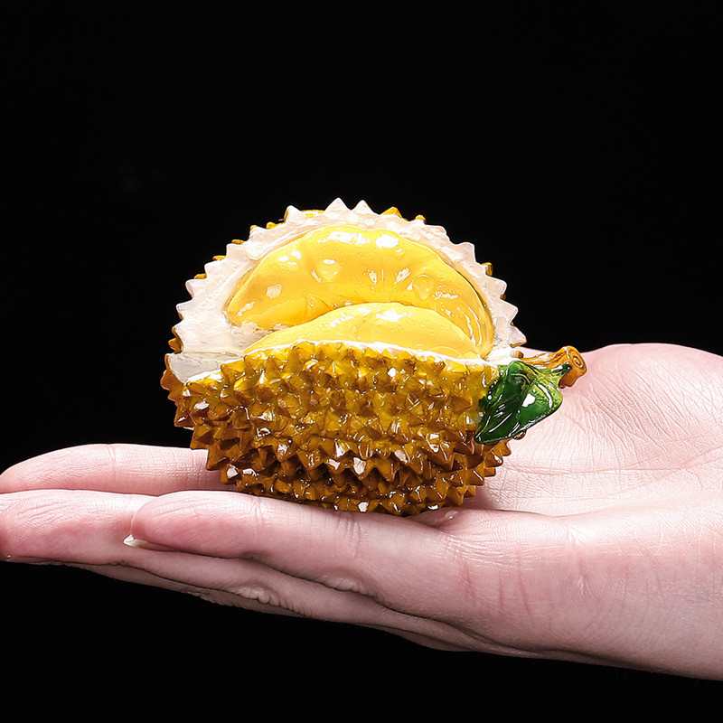 Color-changing Fruit Handmade Tea Pet Ornaments Boutique Can Raise Tea Ceremony Tea Play Tea Tray Spare Parts Durian Pomegranate Tea Pets20260423