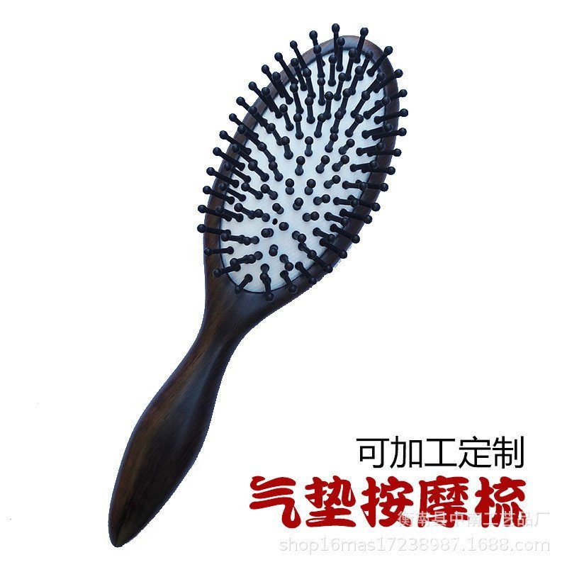 Girlfriend Massage Comb Ebony Airbag Comb Mother's Day Scalp Comb Birthday Gift Painted Sandalwood Gift Free UNXY