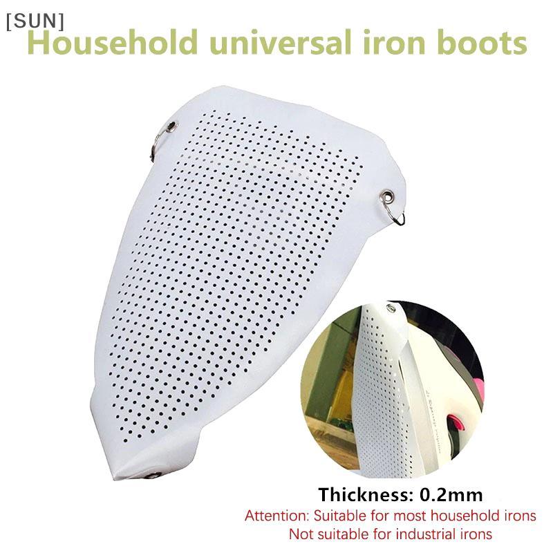 [SUN] Universal Ironing Boards Iron Shoe Cover PTFE Heat Resistance Cloth Protector Iron Soleplate Garment Cover Accessories null